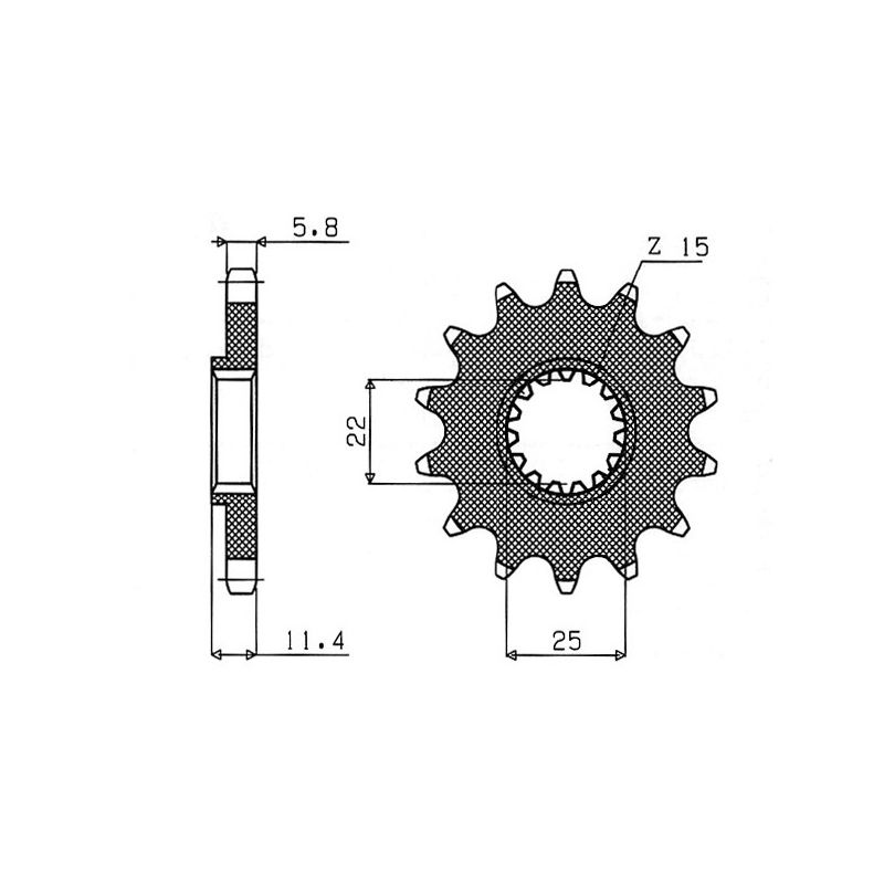 S547330315 Pignone 520 HUSQVARNA 701 Enduro 690 2016 2024 RICAMBI - SPARE PARTS