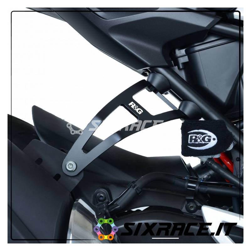 Support de pot d'échappement + support de plaque de repose-pied arriere - Honda CB300R 18-