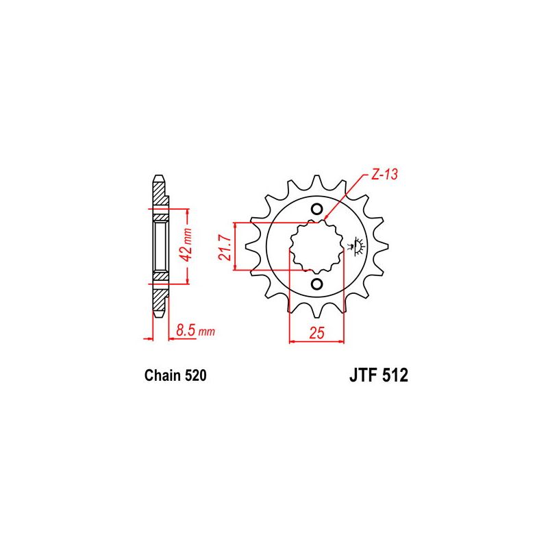 S542450117 Pignone 520 SUZUKI GSX-8R 800 2024 2024 RICAMBI - SPARE PARTS