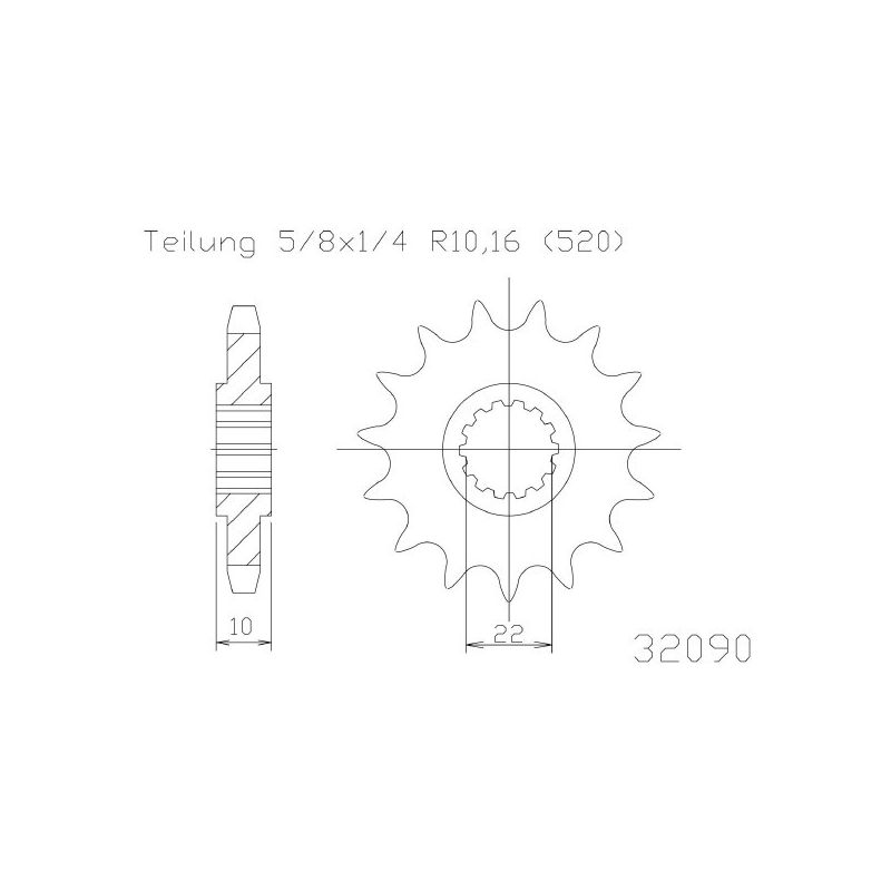 S549431213 Pignone 520 TM EN 450 F 450 2005 2009 RICAMBI - SPARE PARTS