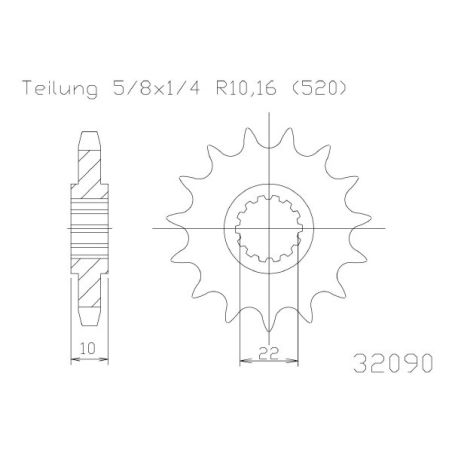 S549431213 Pignone 520 TM EN 450 F 450 2005 2009 RICAMBI - SPARE PARTS