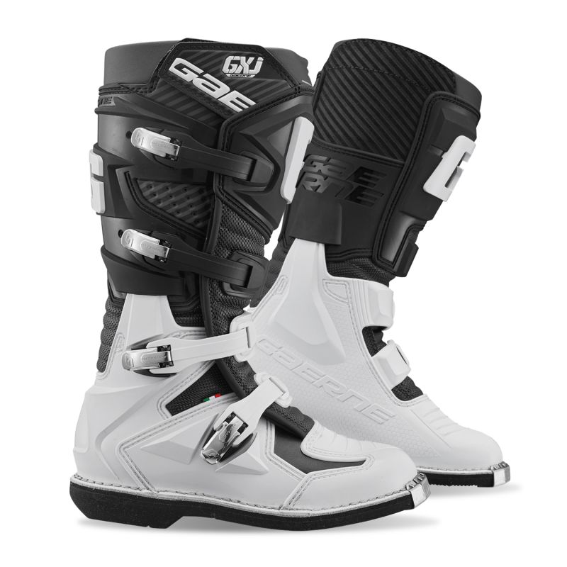 2169-004 Stivali Motocross GXJ BLACK/WHITE 8053435541756 GAERNE