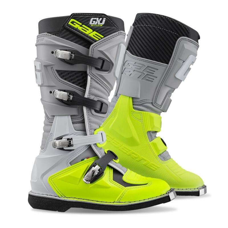 Stivali Motocross GXJ GREY/YELLOW FLUO