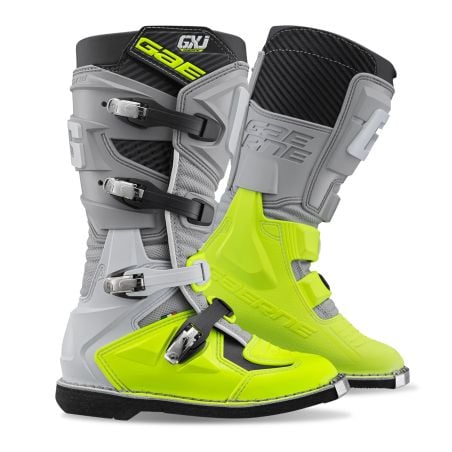 Stivali Motocross GXJ GREY/YELLOW FLUO