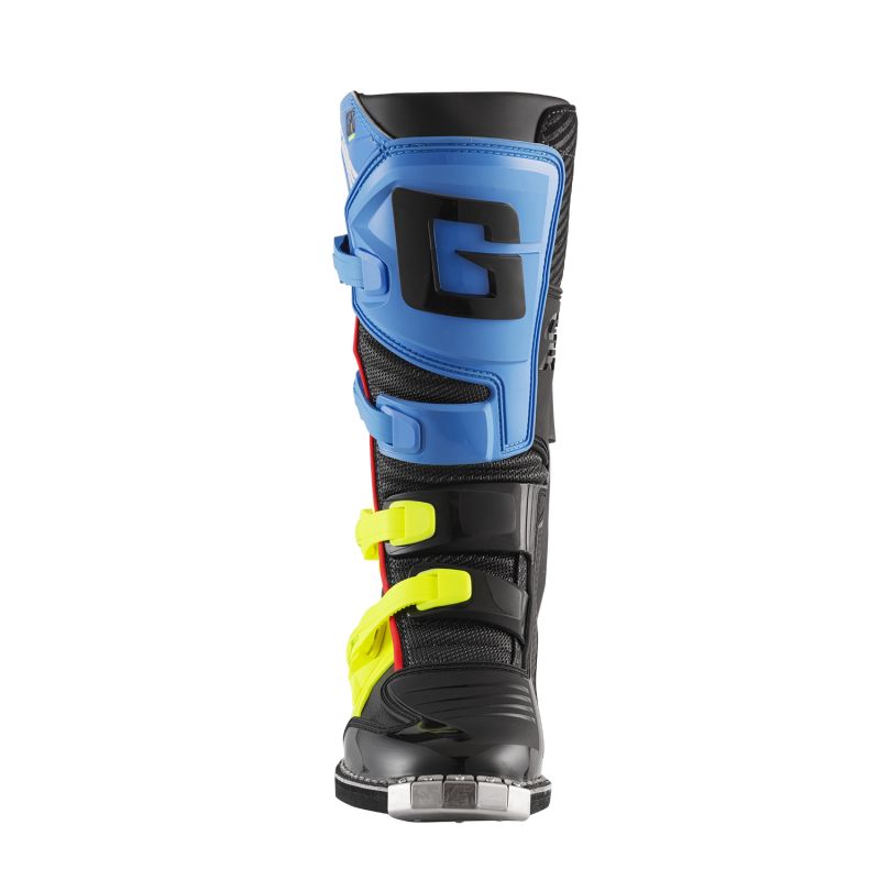 Stivali Motocross GXJ BLACK/BLUE/FLUO YELLOW