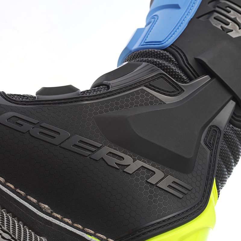 Stivali Motocross GXJ BLACK/BLUE/FLUO YELLOW