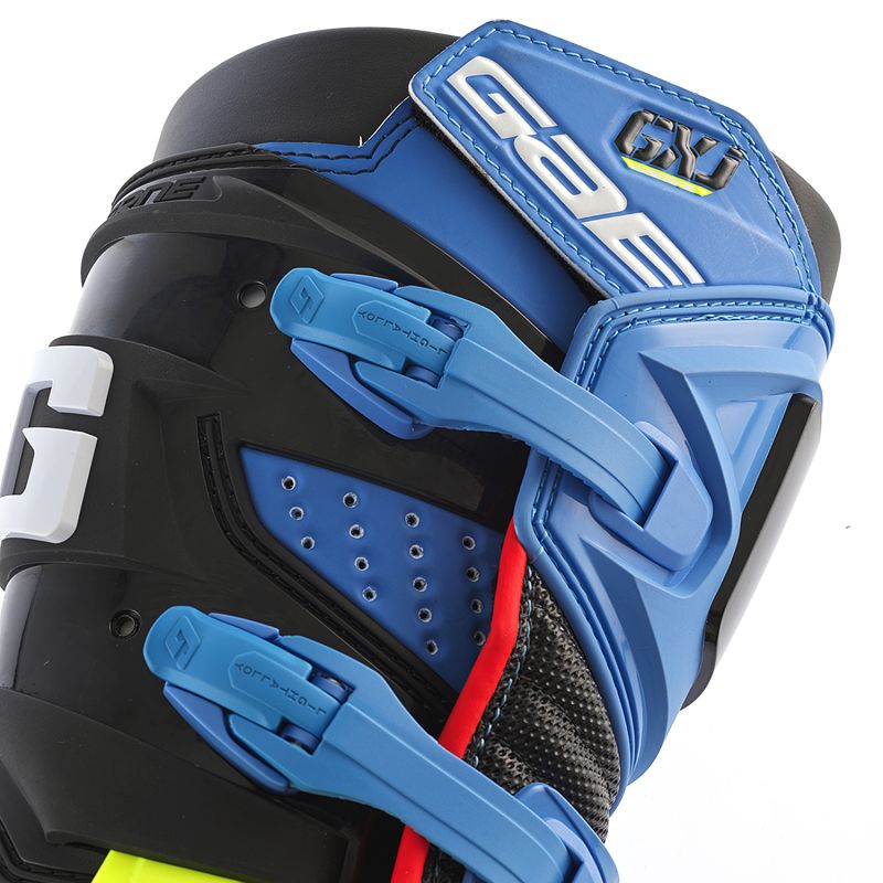Stivali Motocross GXJ BLACK/BLUE/FLUO YELLOW