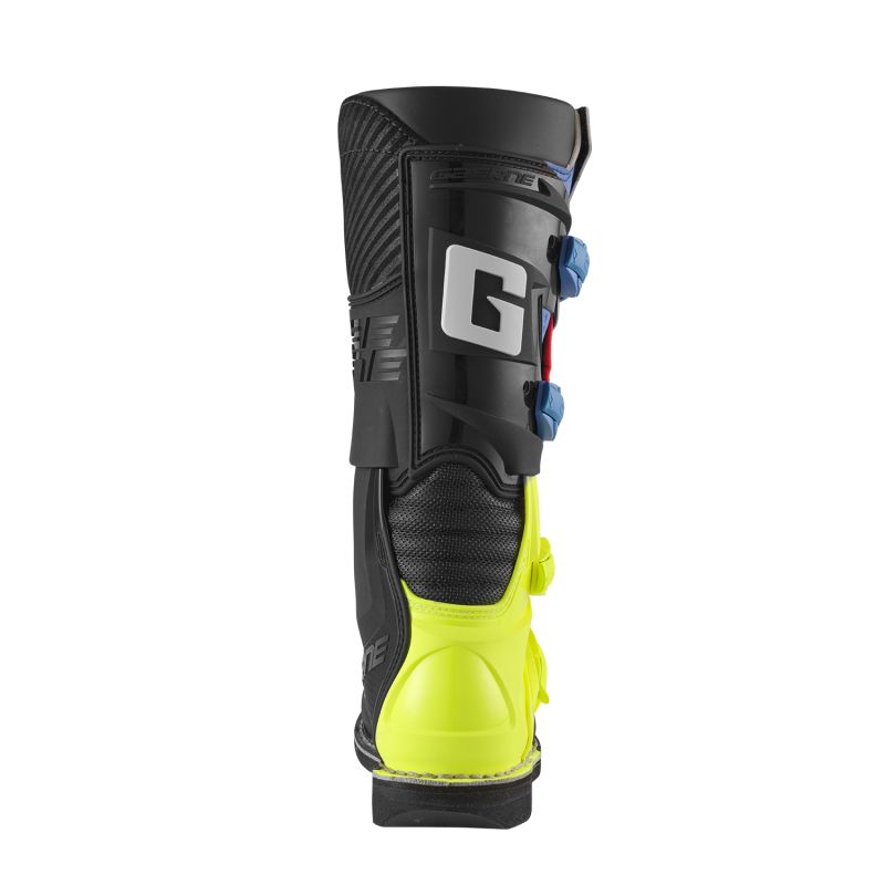 Stivali Motocross GXJ BLACK/BLUE/FLUO YELLOW