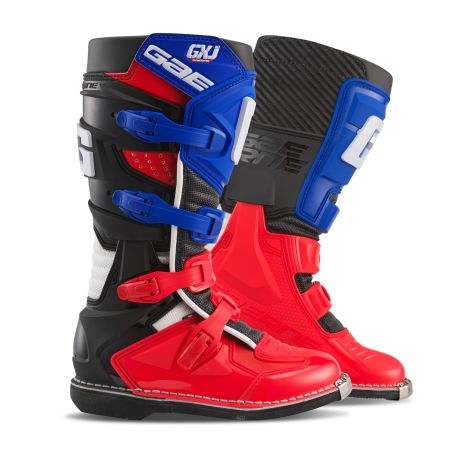 2169-015 Stivali Motocross GXJ RED/WHITE/BLUE 8053435542135 GAERNE