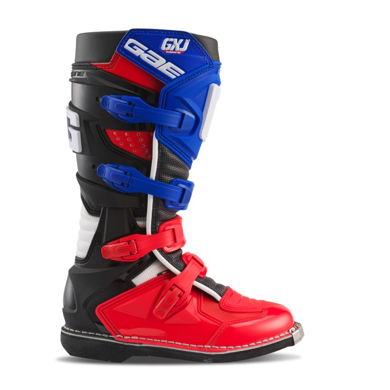 Stivali Motocross GXJ RED/WHITE/BLUE