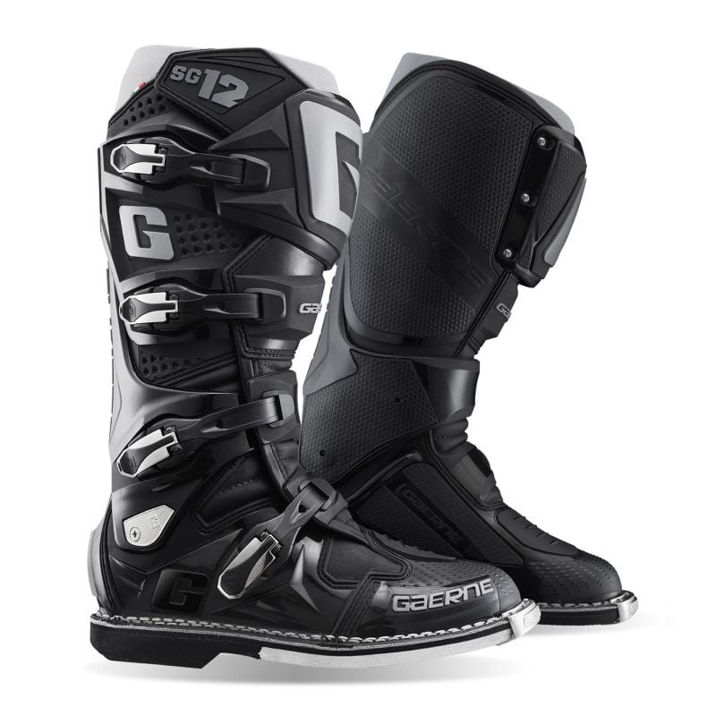 2174-071 Stivali Motocross SG12 BLACK 8059571996054 GAERNE