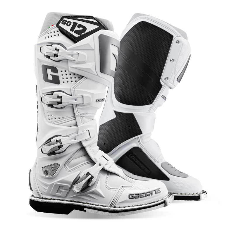 2174-074 Stivali Motocross SG12 WHITE 8059571996139 GAERNE