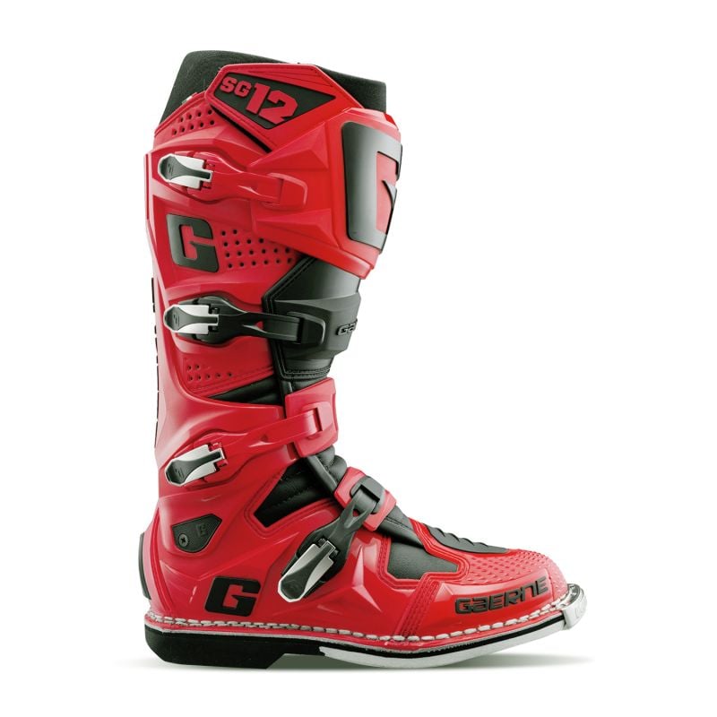 Stivali Motocross SG12 RED/BLACK