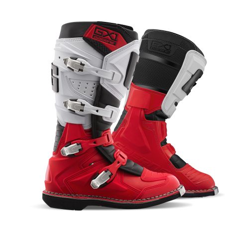 2192-025 Stivali Motocross GX1 RED/WHITE 8059571998324 GAERNE