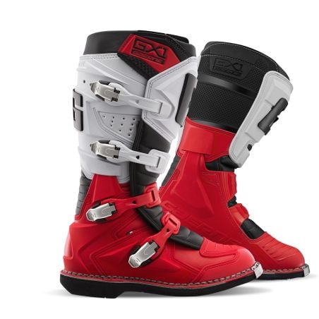 2192-025 Stivali Motocross GX1 RED/WHITE 8059571998324 GAERNE