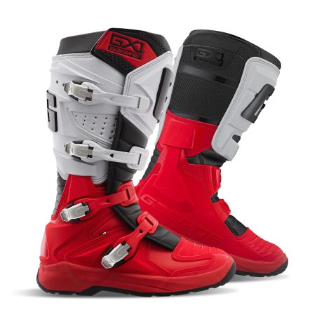 2193-025 Stivali Motocross GX1 EVO RED/WHITE 8059571998706 GAERNE