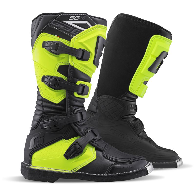 2199-009 Stivali Motocross SGJ FLUO YELLOW 8053435542333 GAERNE