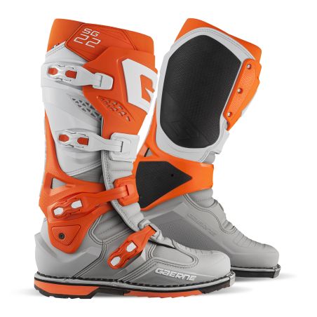 2262-008 Stivali Motocross SG22 ORANGE/WHITE/GREY 8059571997549 GAERNE