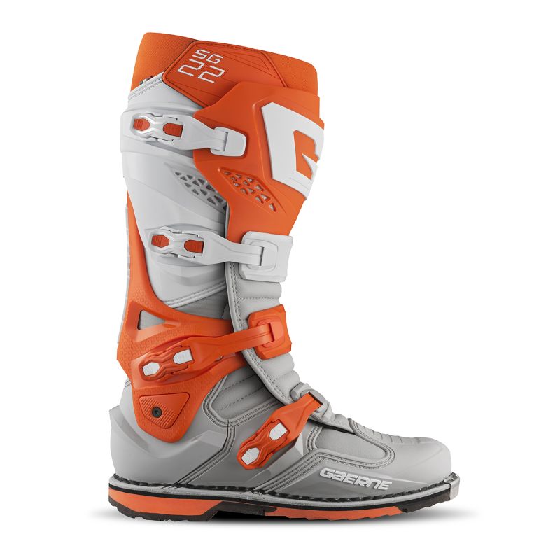 Stivali Motocross SG22 ORANGE/WHITE/GREY
