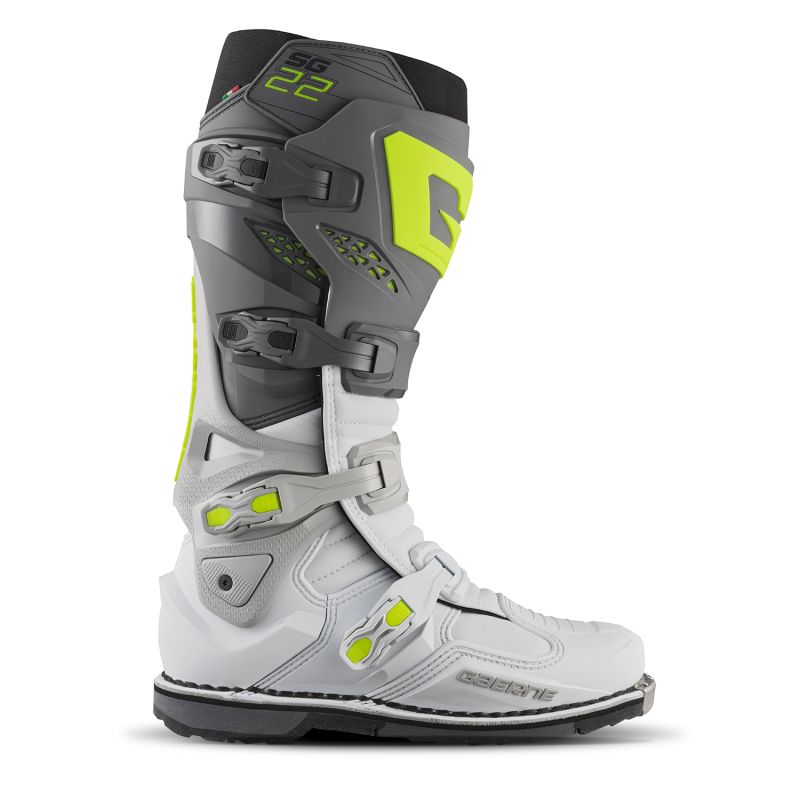 Stivali Motocross SG22 ANTHRACITE/WHITE/GREY