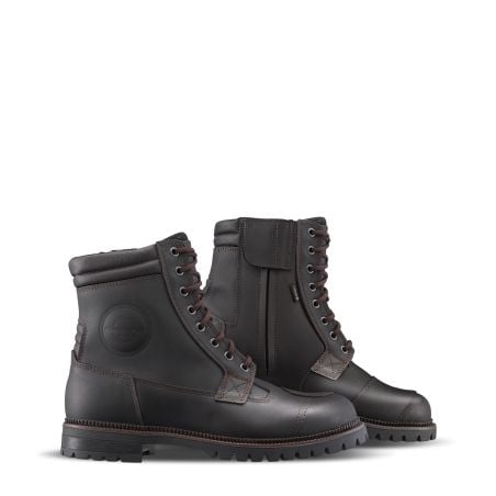 2439-013 Stivali Cafe' racer G_STONE GORE-TEX BROWN 8053435546089 GAERNE