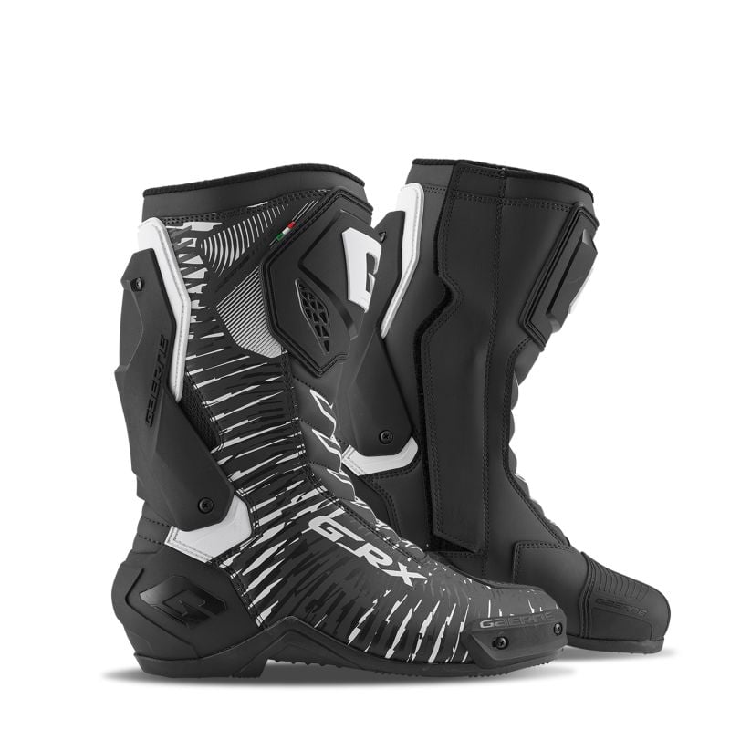 2457-014 Stivali Racing G_RX BLACK/WHITE 8053435544047 GAERNE