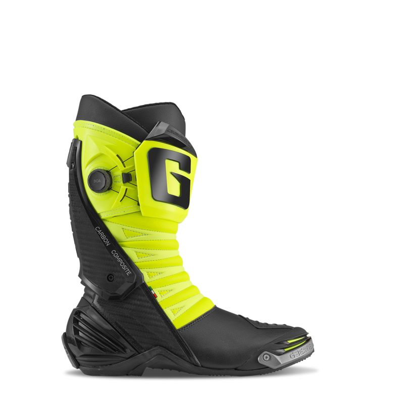 Stivali Racing GP1 LS BLACK/FLUO YELLOW