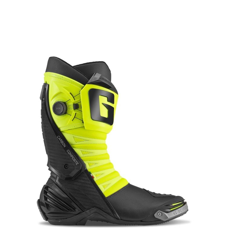 Stivali Racing GP1 LS BLACK/FLUO YELLOW