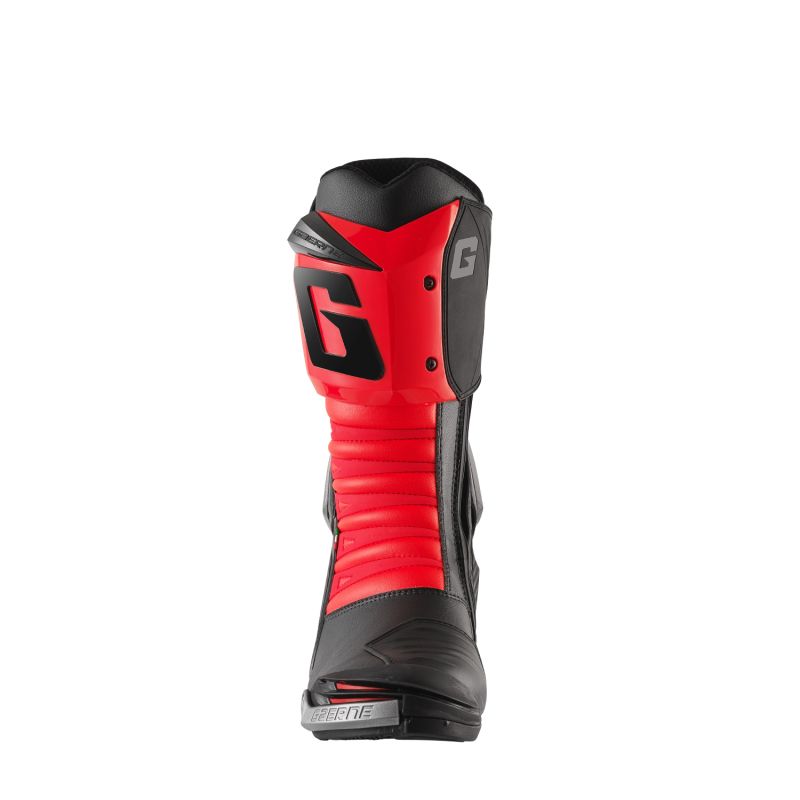 Stivali Racing GP1 LS BLACK/FLUO RED