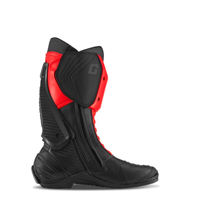 Stivali Racing GP1 LS BLACK/FLUO RED
