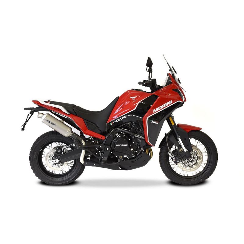 MOXCSP1300T-AB SP-1 SHORT TITANIUM MOTO MORINI X-CAPE 2021-2024 HP CORSE