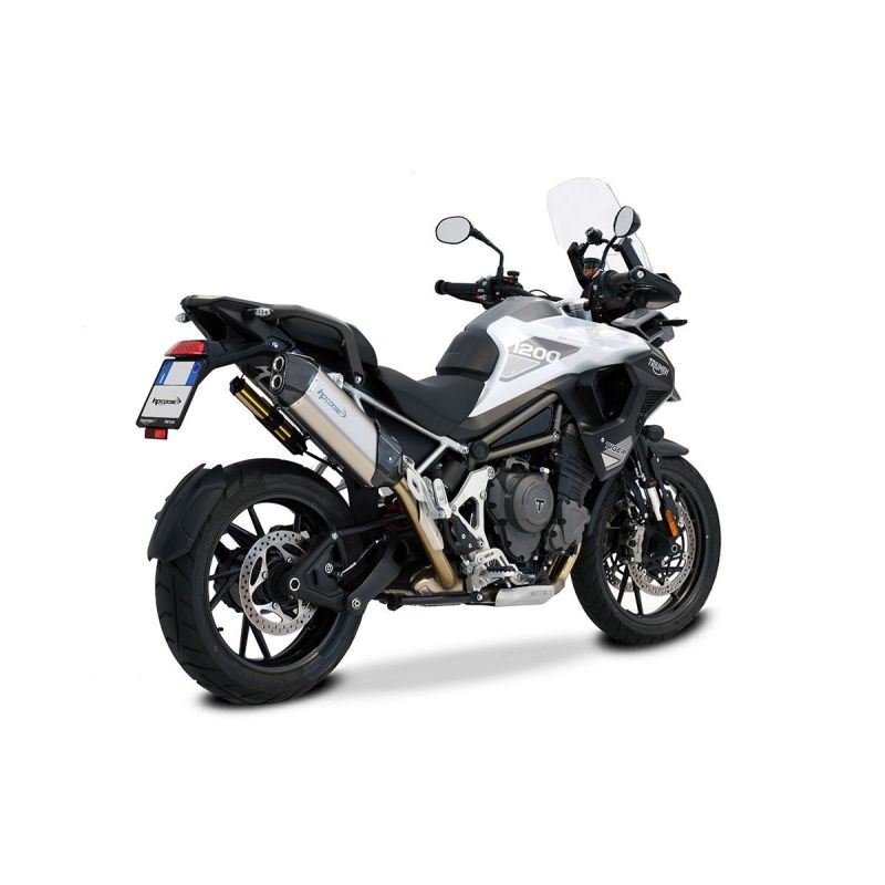 TR12SPS350T-AB SPS CARBON 350 TITANIUM TRIUMPH TIGER 1200 GT RALLY Pro Explorer 2022-2024 HP CORSE