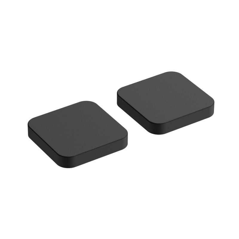 Kit cuscinetti adesivi in gomma griglia radiatore 18x18x3mm Evotech Performance
