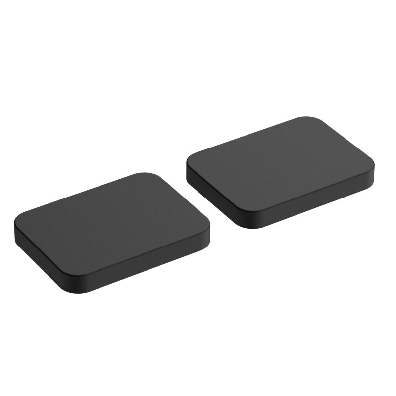 Kit cuscinetti adesivi in gomma griglia radiatore 24x18x3mm Evotech Performance