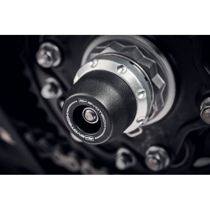 PRN015485-03 Szpulki tylnego wrzeciona Triumph Speed Triple RS 2025+ Evotech-performance