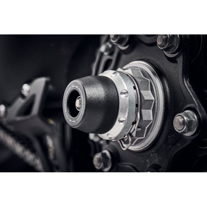 PRN015485-03 Szpulki tylnego wrzeciona Triumph Speed Triple RS 2025+ Evotech-performance
