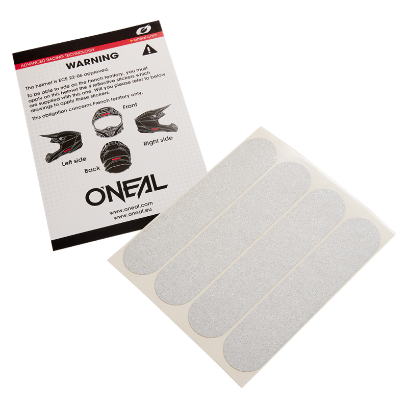 5192-008 Adesivo riflettente per casco O`Neal ECE22.06