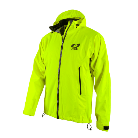 1107-204 Giacca antipioggia TSUNAMI giallo neon L