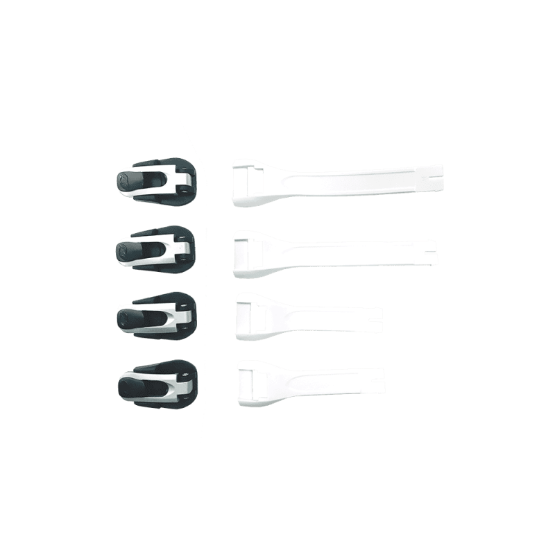 0333-904 RMX Boot - Kit completo fibbia/cinturino bianco/argento