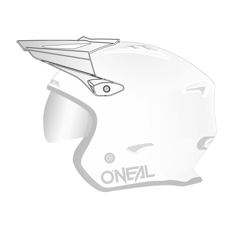 0631-610 Visiera VOLT Casco SOLID bianco