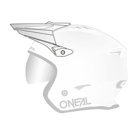 0631-610 Visiera VOLT Casco SOLID bianco