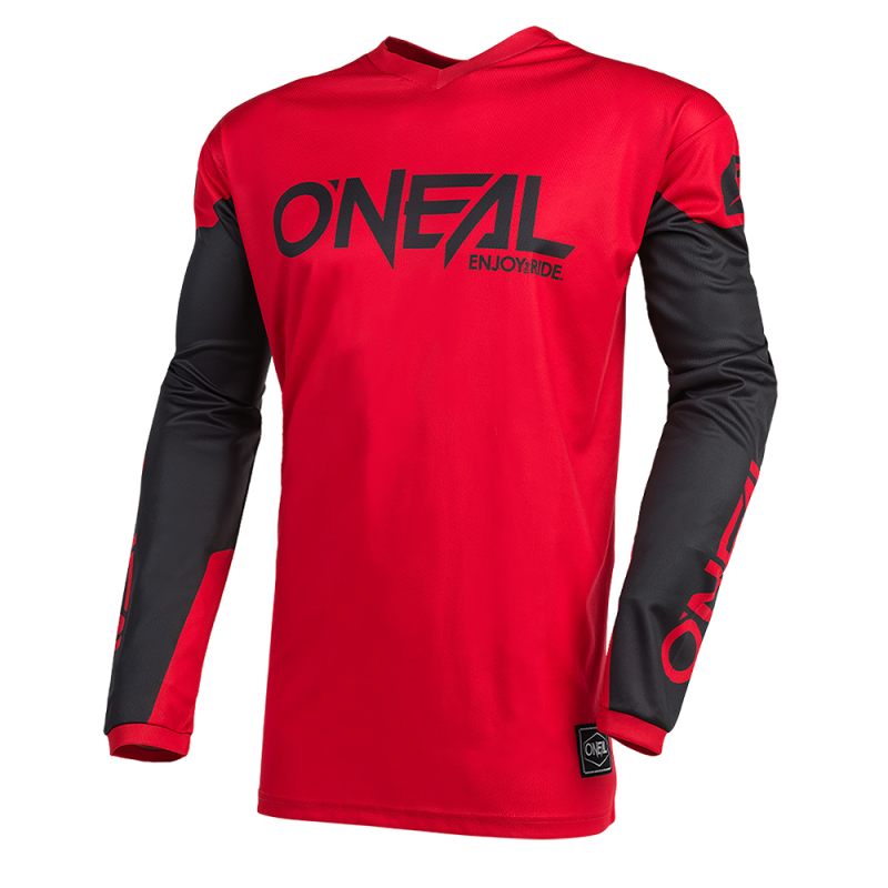 E002-936 Maglia ELEMENT THREAT rossa/nera XXL