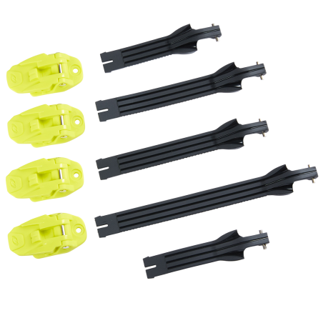 0335-912 Stivale RIDER PRO - Kit completo fibbia/cinturino giallo neon/nero