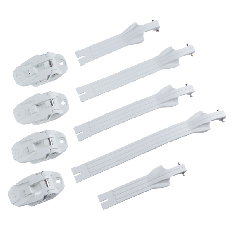 0335-915 Stivale RIDER PRO - Kit completo fibbia/cinturino bianco