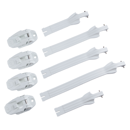 0335-915 Stivale RIDER PRO - Kit completo fibbia/cinturino bianco