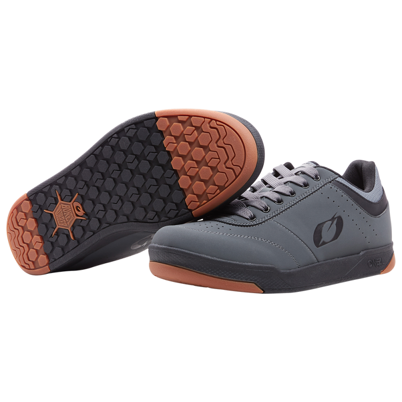 313-009 DÉCOLLETÉ FLAT Scarpa grigio/nero 42