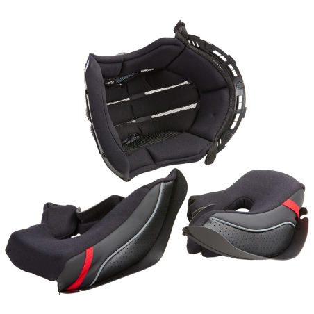 DSRS-904 Fodera e guanciali D-SRS Casco nero L (59/60 cm)