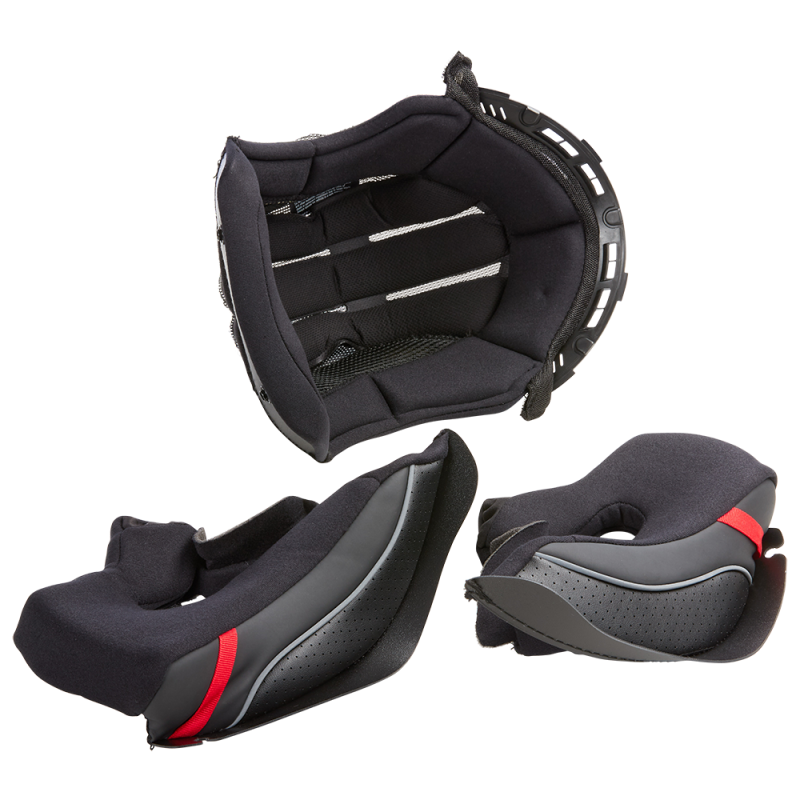 DSRS-905 Fodera e guanciali D-SRS Casco nero XL (61/62 cm)