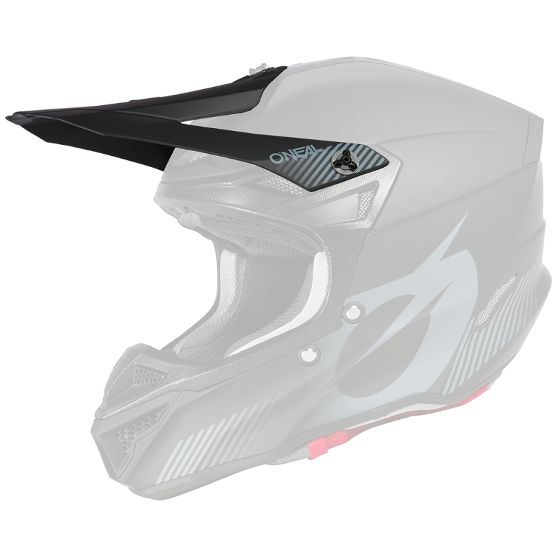 0628-160 Casco Visor 5SRS in poliacrilite SOLID nero