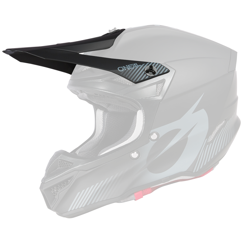 0628-160 Casco Visor 5SRS in poliacrilite SOLID nero